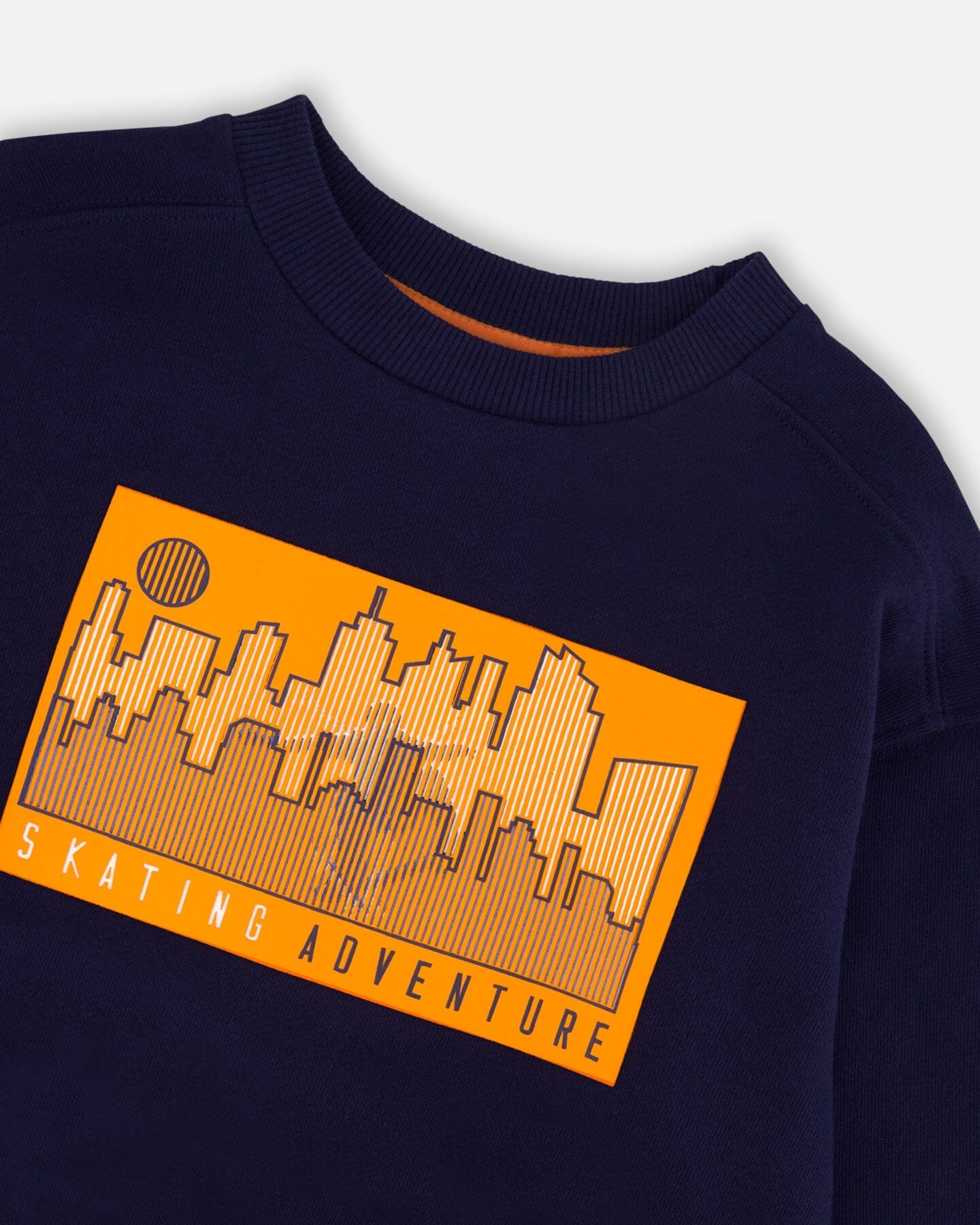French Terry Sweatshirt Dark Blue - Image 5