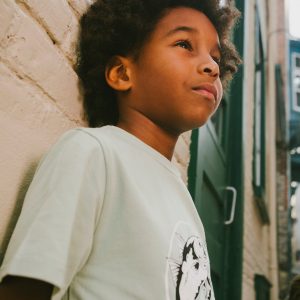 Alternative view of Organic Cotton Jersey T-Shirt With Print Sage