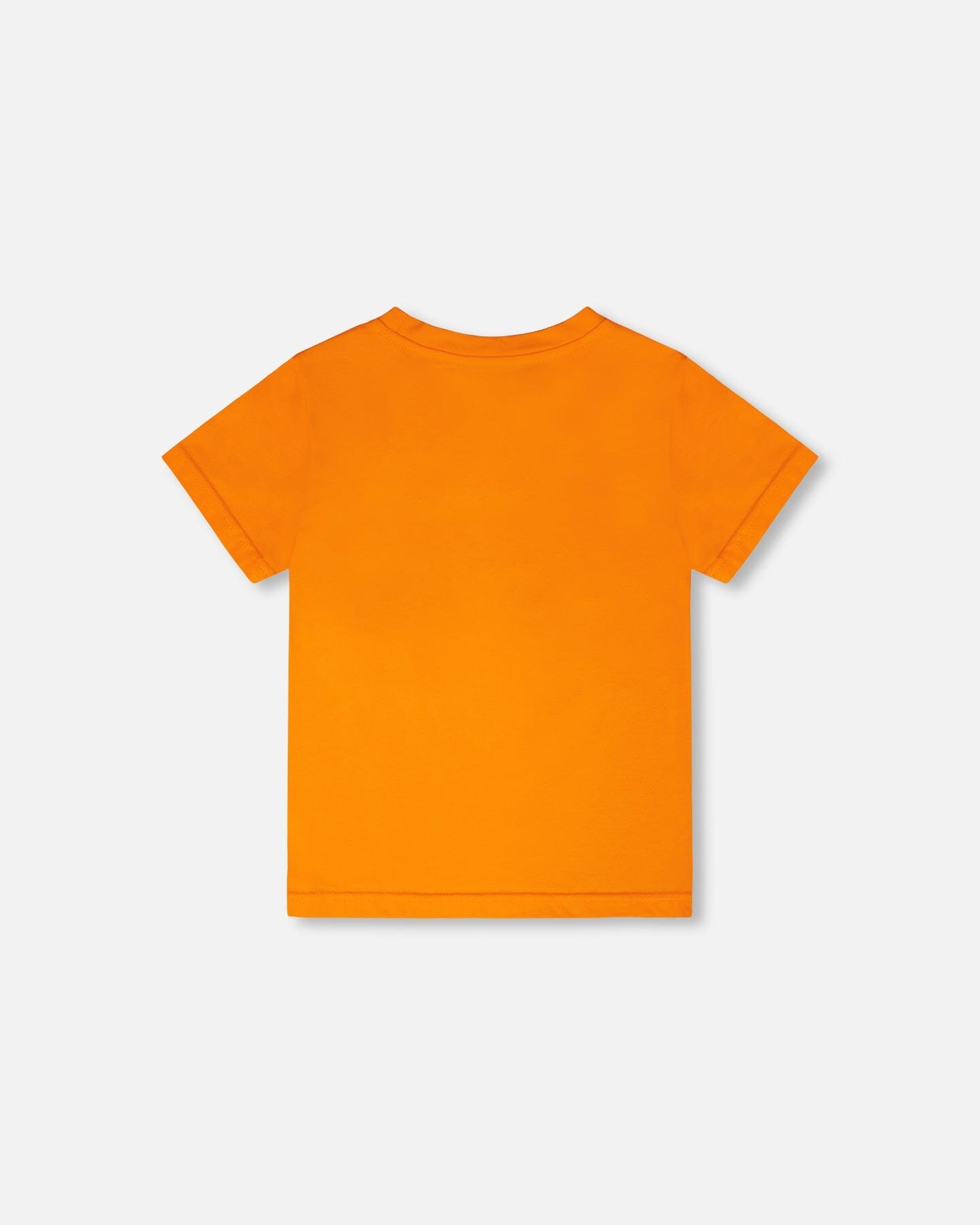 Organic Cotton Jersey T-Shirt With Bmx Print Orange - Image 4