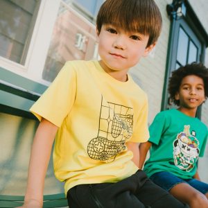 Alternative view of Organic Cotton Jersey T-Shirt With Gamer Print Yellow