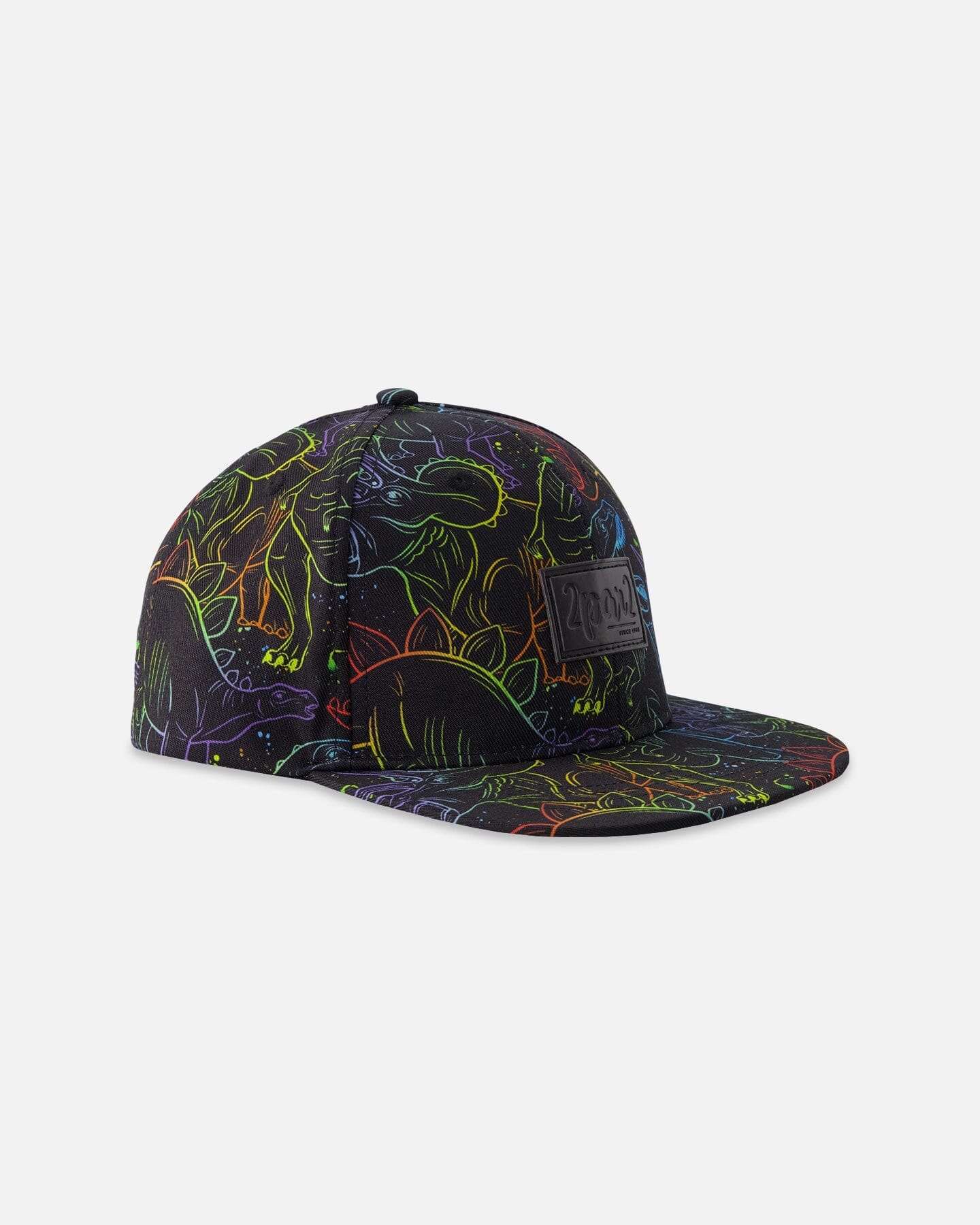 Cap Black Dinosaur Print - Image 6