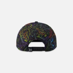 Cap Black Dinosaur Print - Image 3