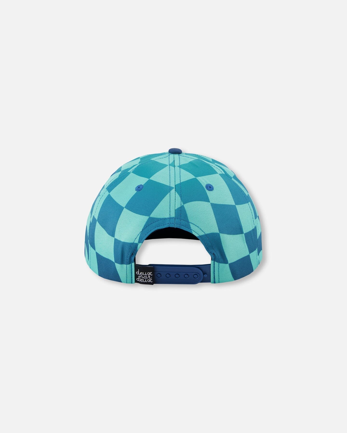 Cap Teal Printed Checkerboard - Image 2