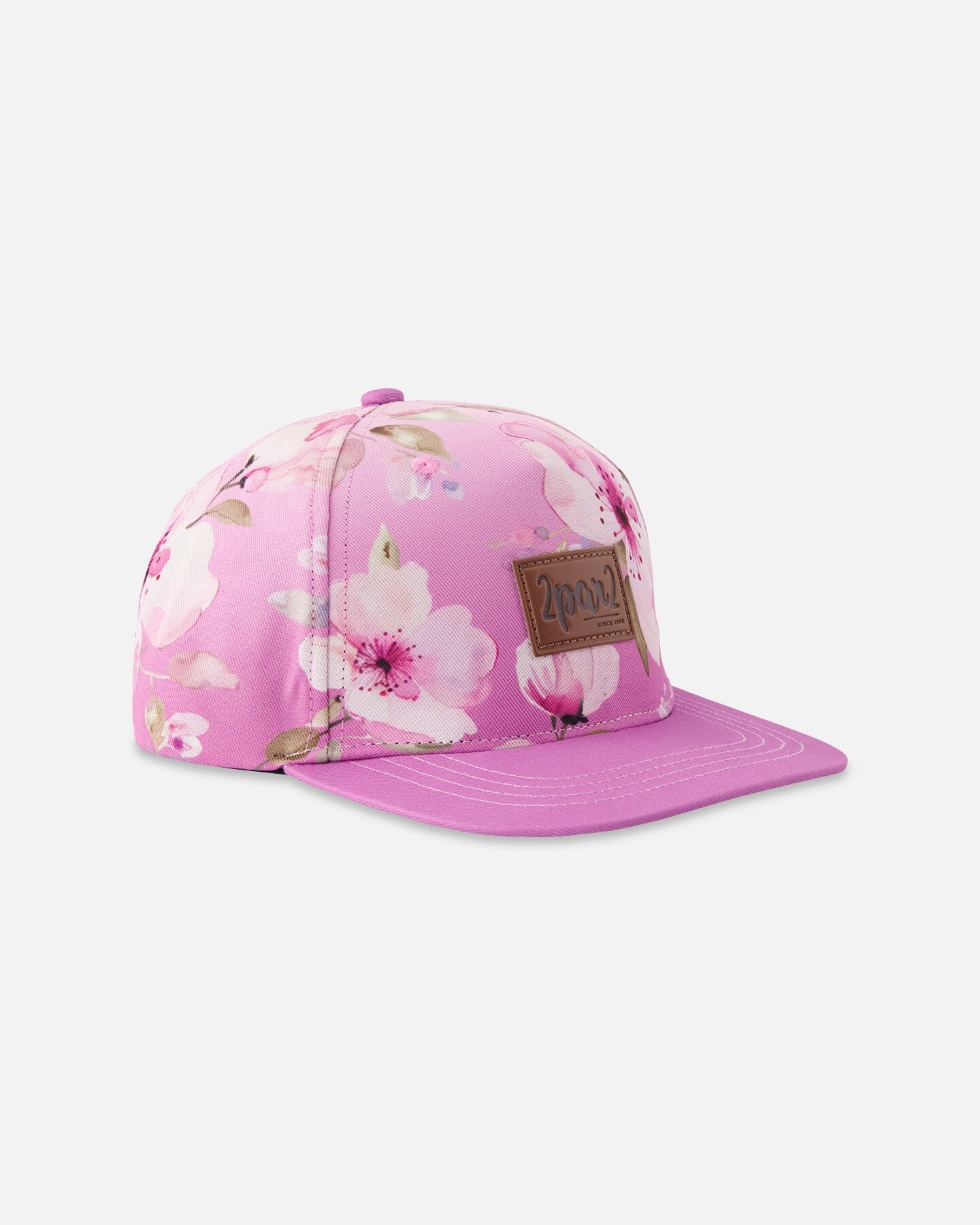 Cap Purple Flower Print - Image 7