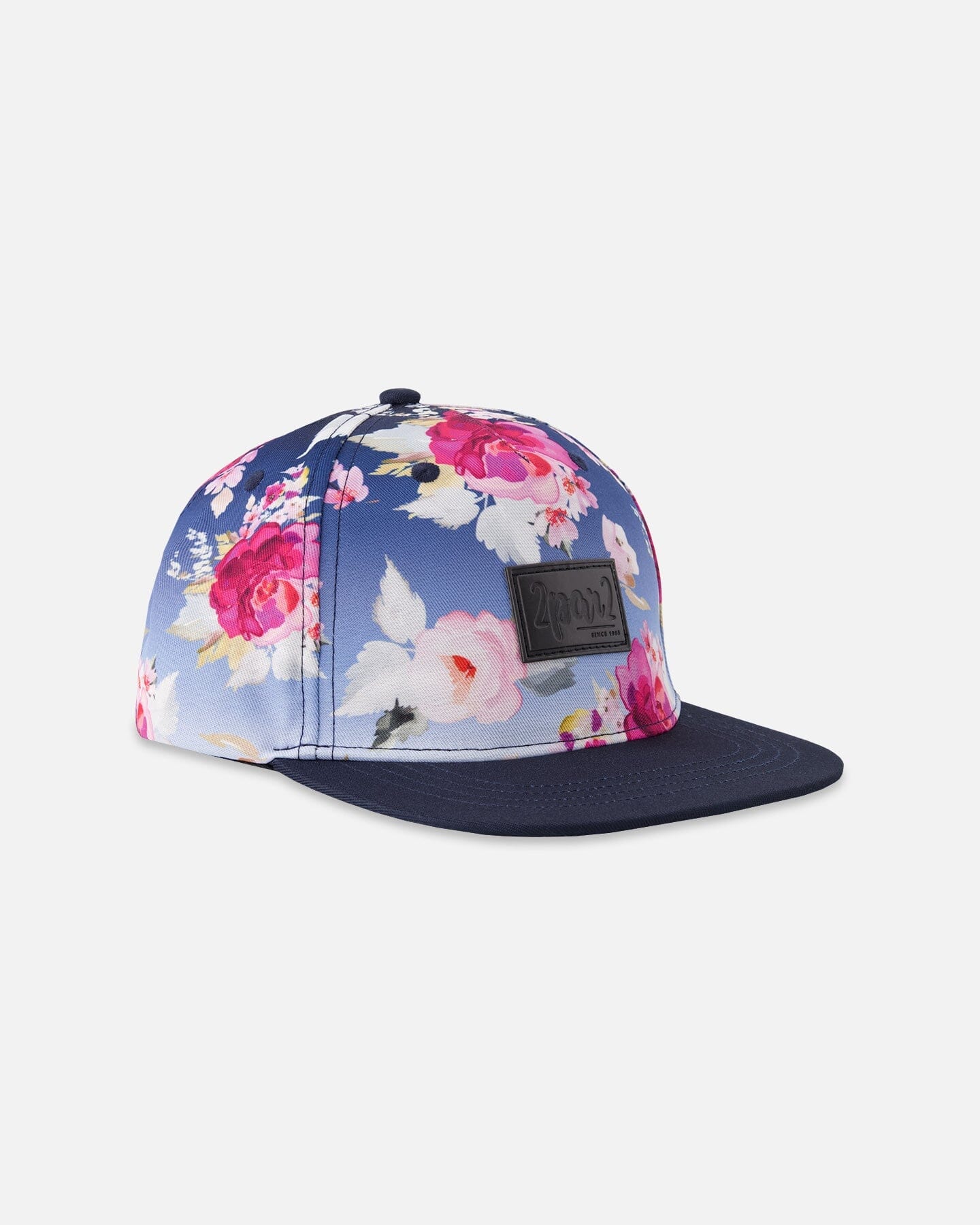 Cap Blue Rose Print - Image 7