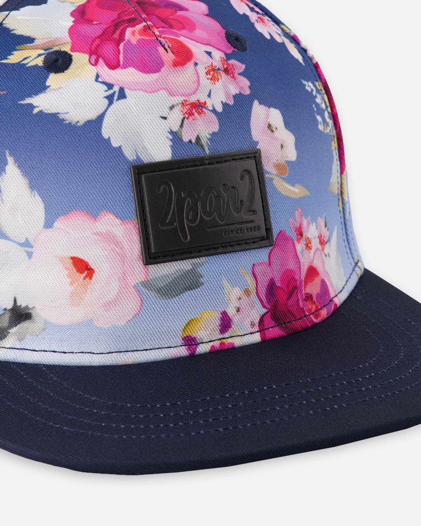 Cap Blue Rose Print - Image 4
