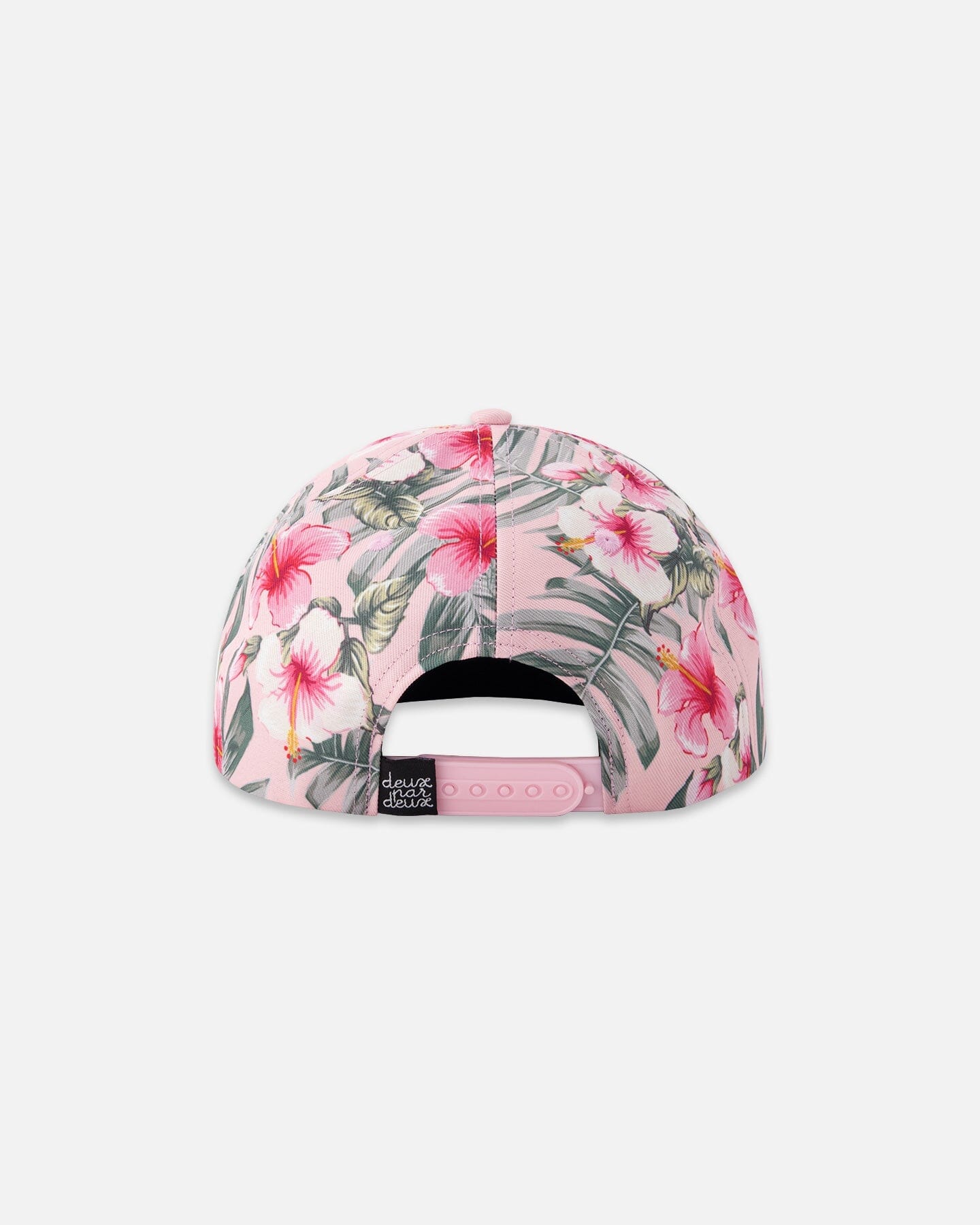 Cap Pink Hibiscus Print - Image 3