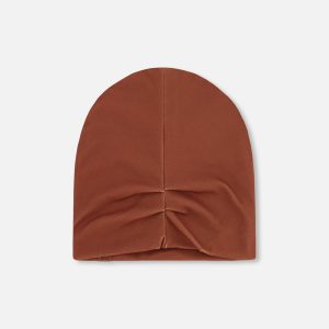 Stretch Jersey Beanie Brown - Image 3