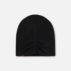 Stretch Jersey Beanie Black - Image 3