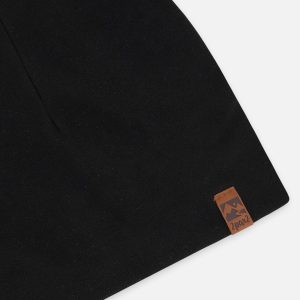 Stretch Jersey Beanie Black - Image 4