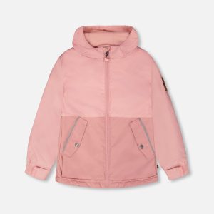 Mid-Season Jacket In Recycled Polyester Light Pink - Image 9