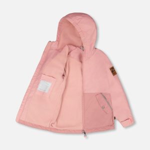 Mid-Season Jacket In Recycled Polyester Light Pink - Image 3