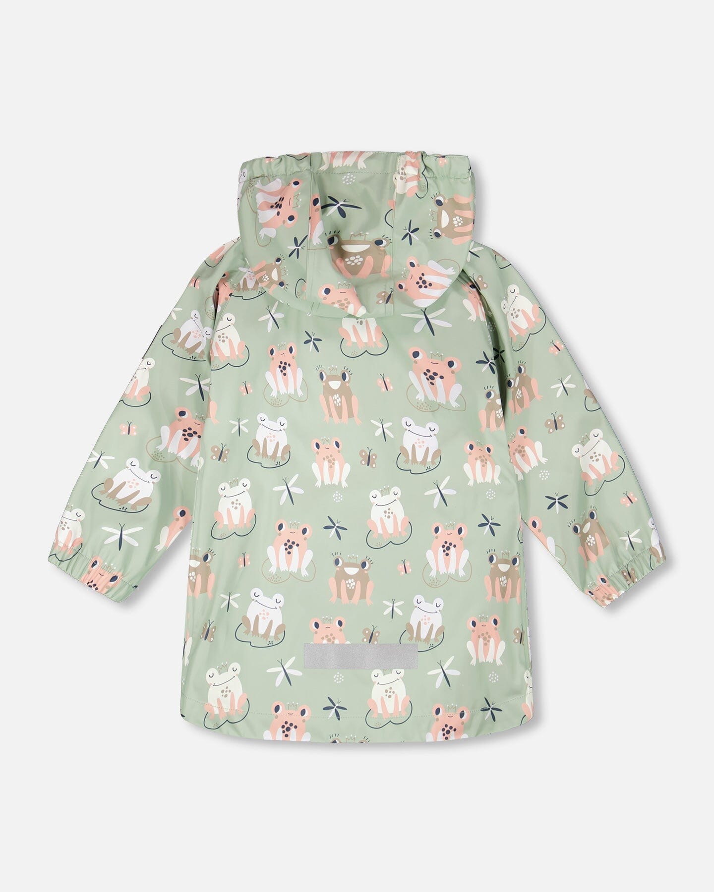 Green raincoat with color-changing frogs - Image 3
