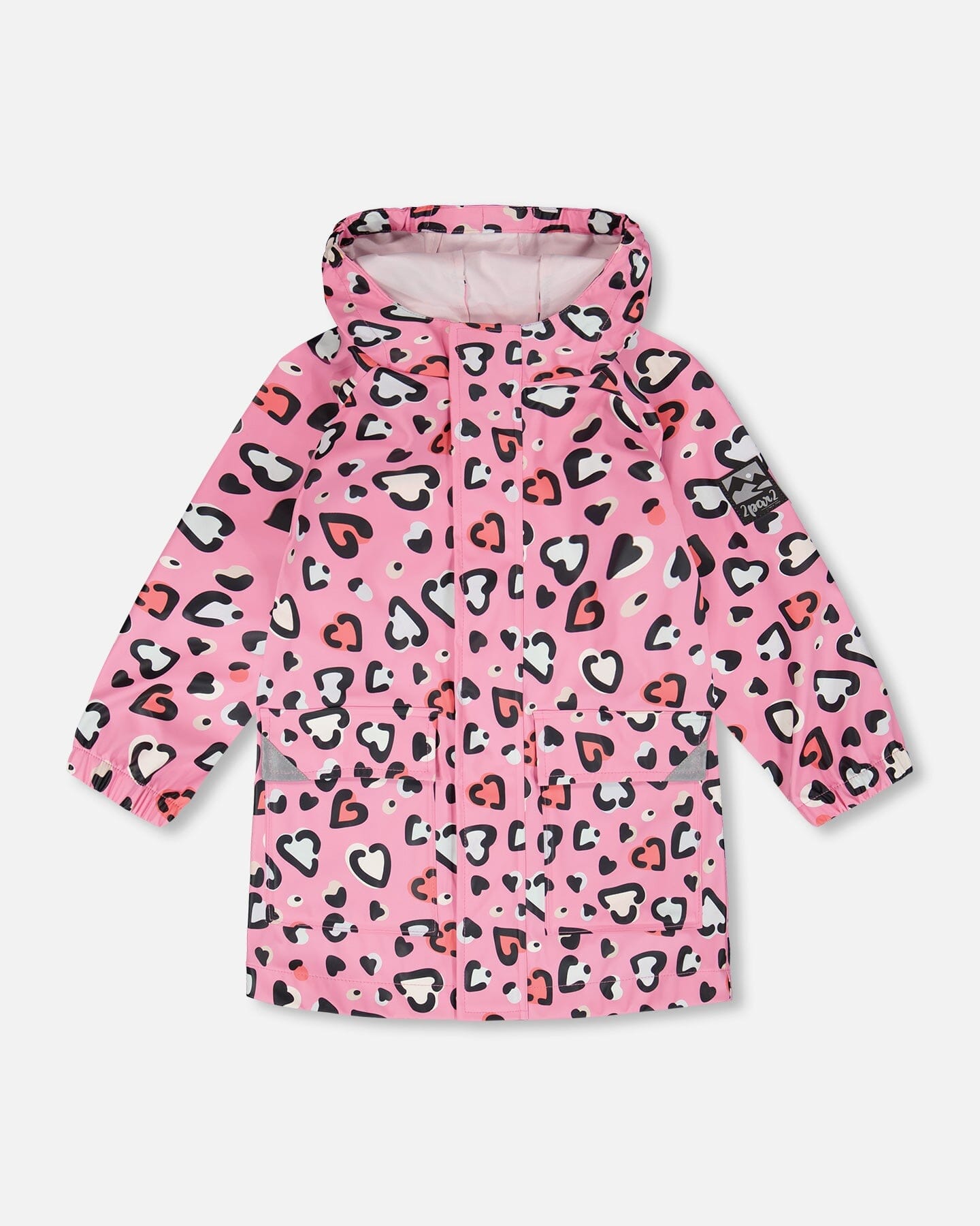Pink raincoat with color-changing hearts - Image 9