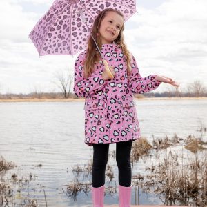 Pink raincoat with color-changing hearts - Image 4