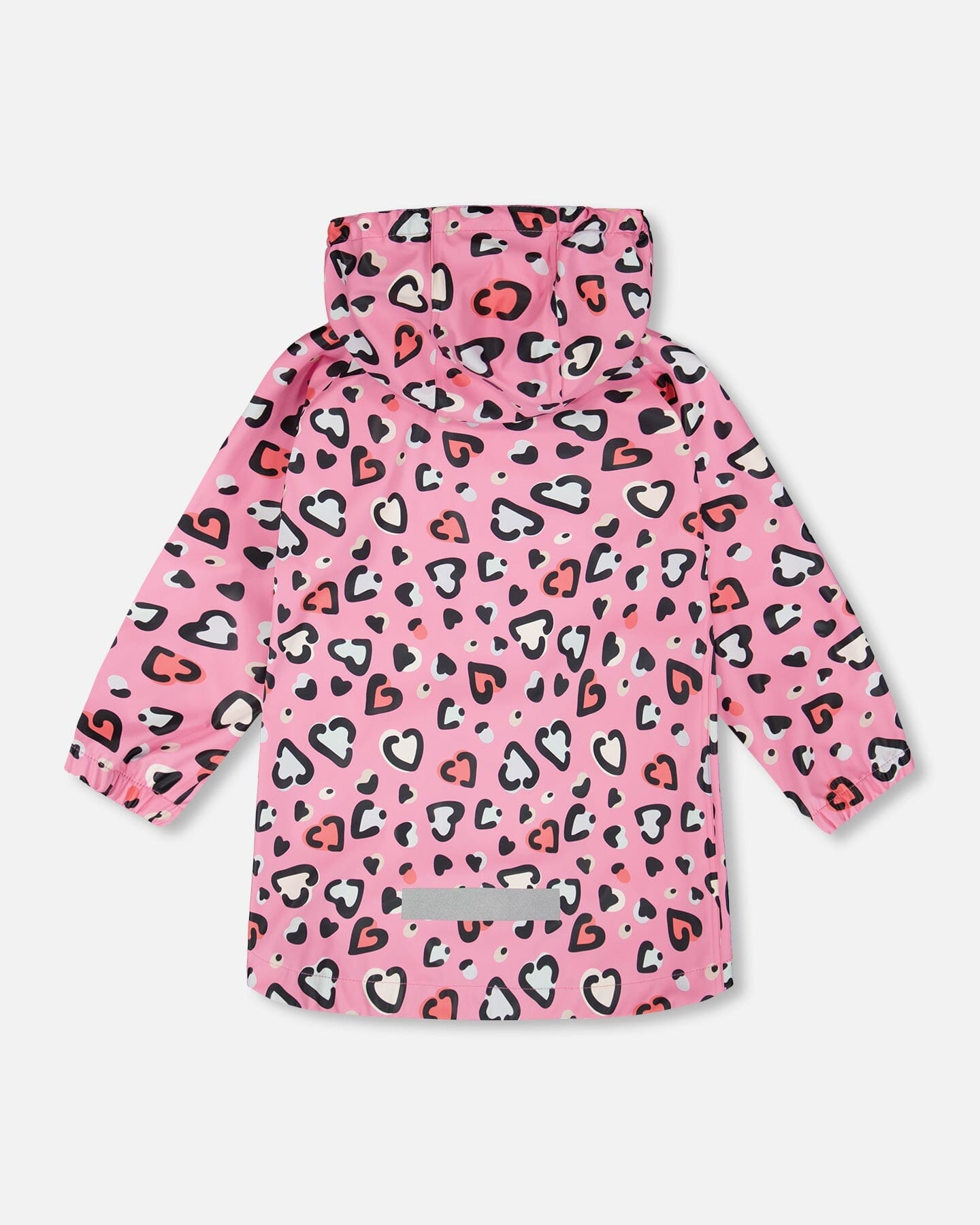 Pink raincoat with color-changing hearts - Image 3