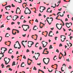 Pink raincoat with color-changing hearts - Image 5