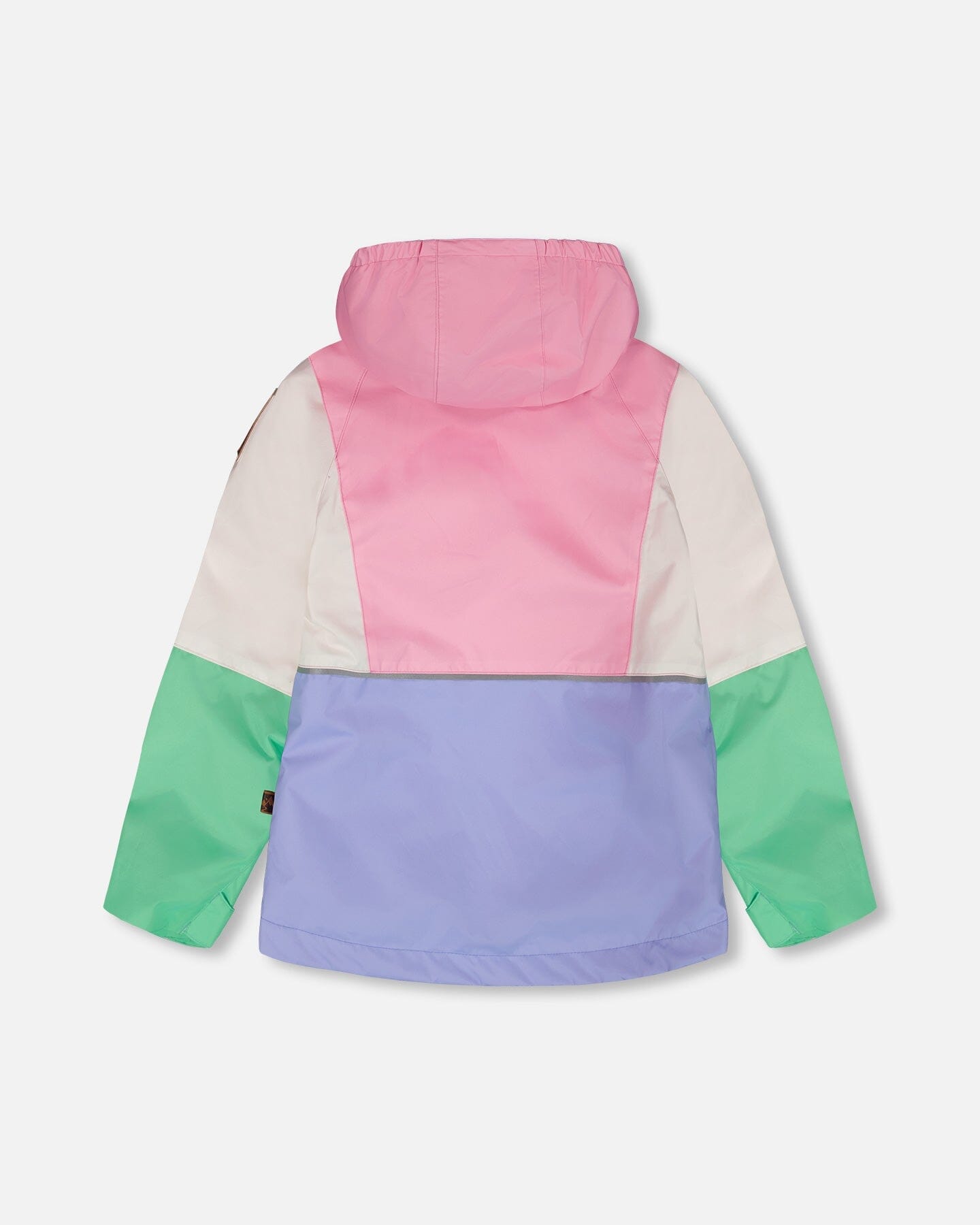 3-In-1 Two-Piece Mid-Season Outerwear Set Pink Colorblock - Image 3