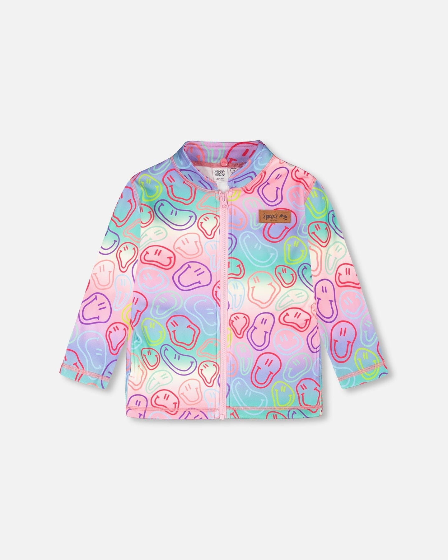 3-In-1 Two-Piece Mid-Season Outerwear Set Pink Colorblock - Image 4