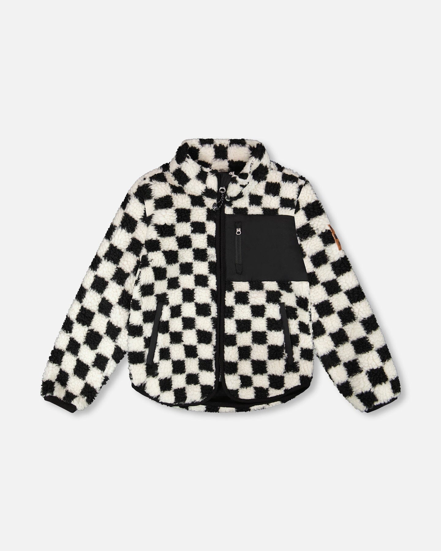 Sherpa Jacket Black Checkerboard - Image 11