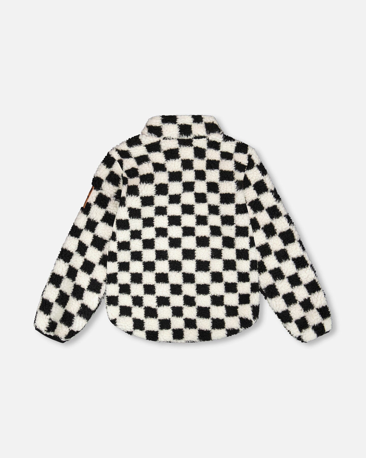Sherpa Jacket Black Checkerboard - Image 3