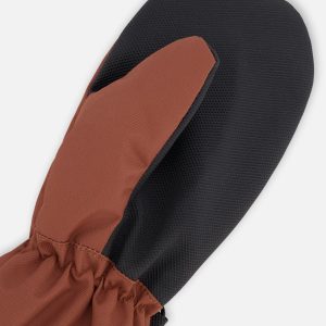 Mid-Season Mittens In Recycled Polyester Brown - Image 4