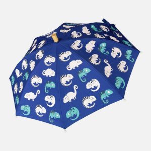 Color-Changing Umbrella Blue Chameleon Print - Image 6