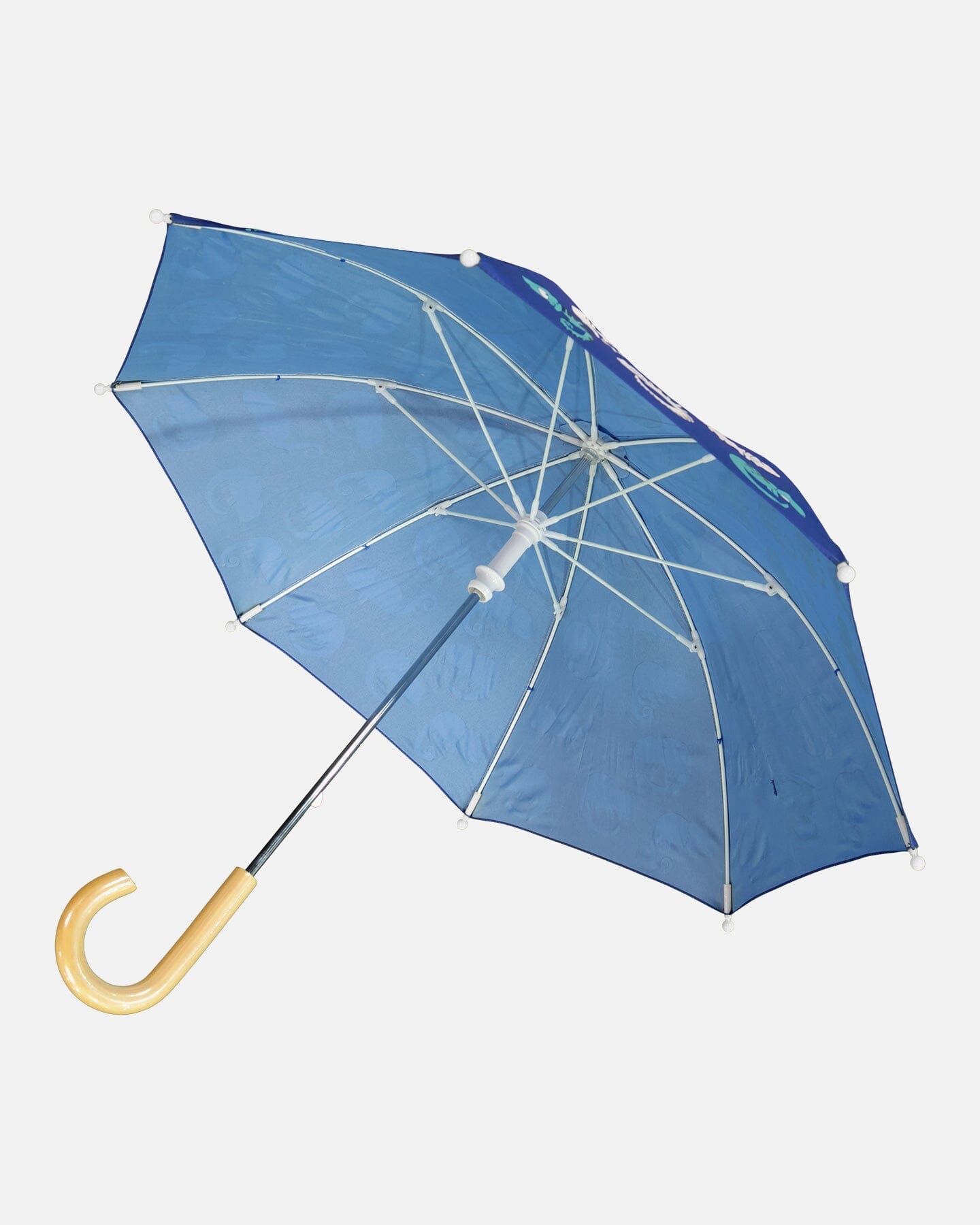 Color-Changing Umbrella Blue Chameleon Print - Image 4