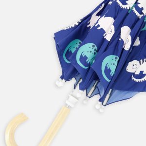 Color-Changing Umbrella Blue Chameleon Print - Image 5