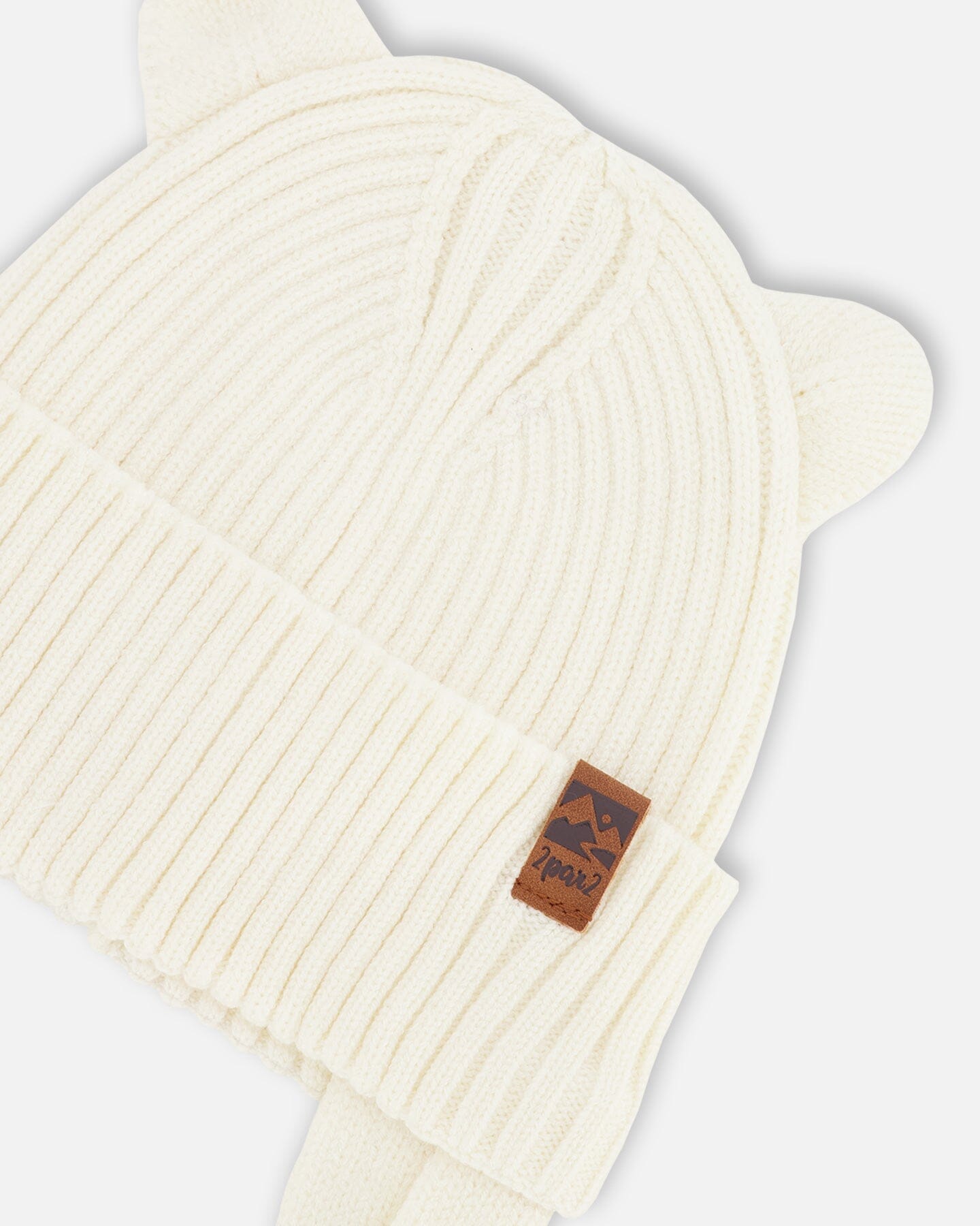 Baby Knit Hat Off White - Image 4