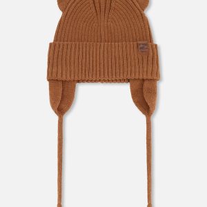 Baby Knit Hat Brown - Image 6