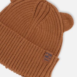 Baby Knit Hat Brown - Image 5