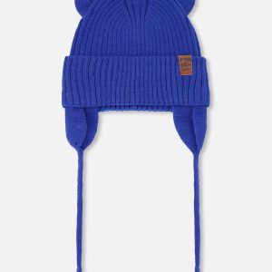 Baby Knit Hat Royal Blue