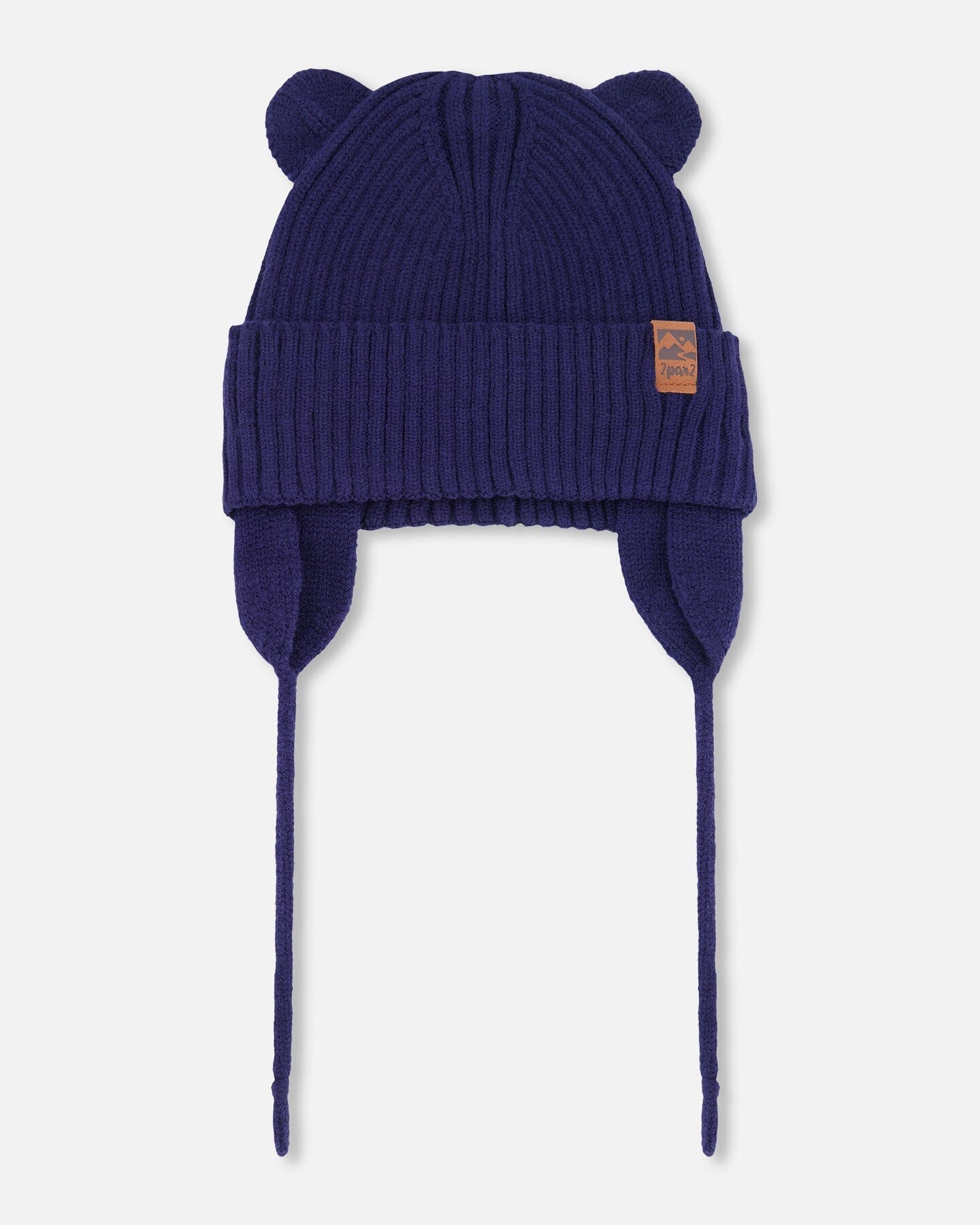 Baby Knit Hat Navy Blue - Image 5