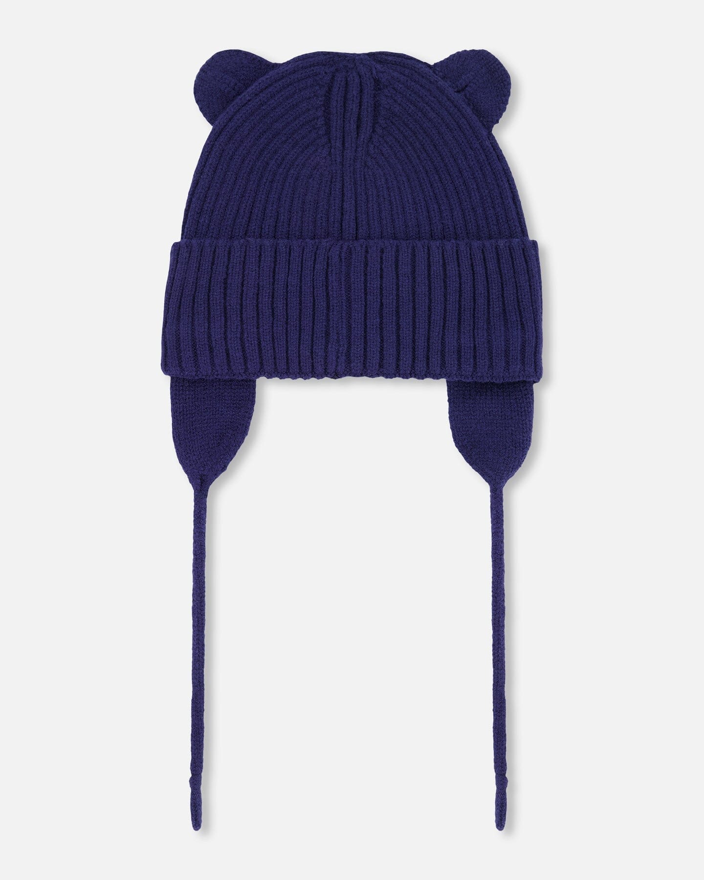 Baby Knit Hat Navy Blue - Image 3