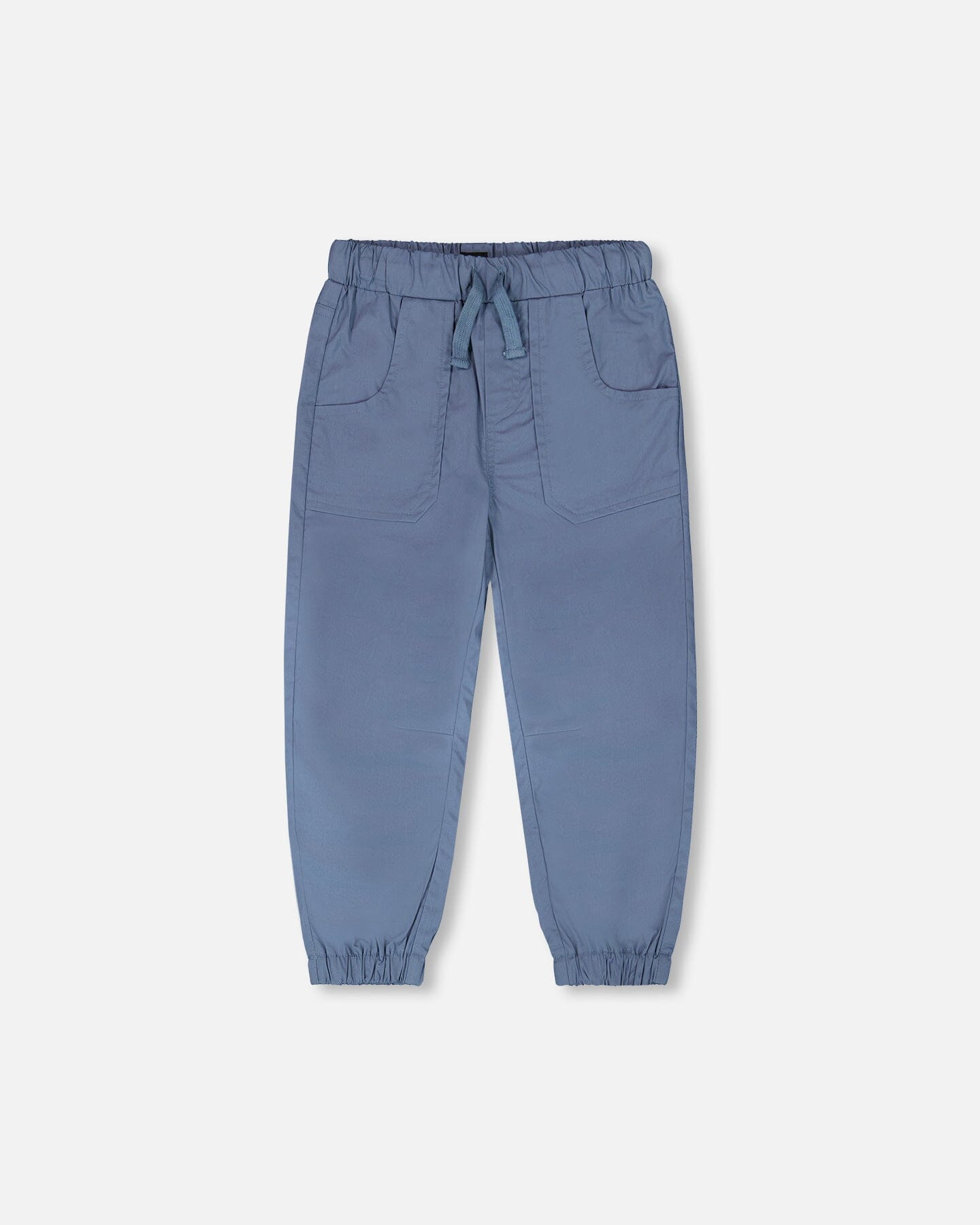 Parachute Jogger With Patch Pockets Blue Grey - Image 12