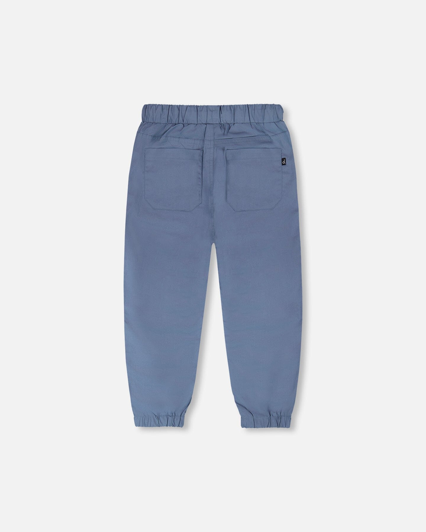 Parachute Jogger With Patch Pockets Blue Grey - Image 3