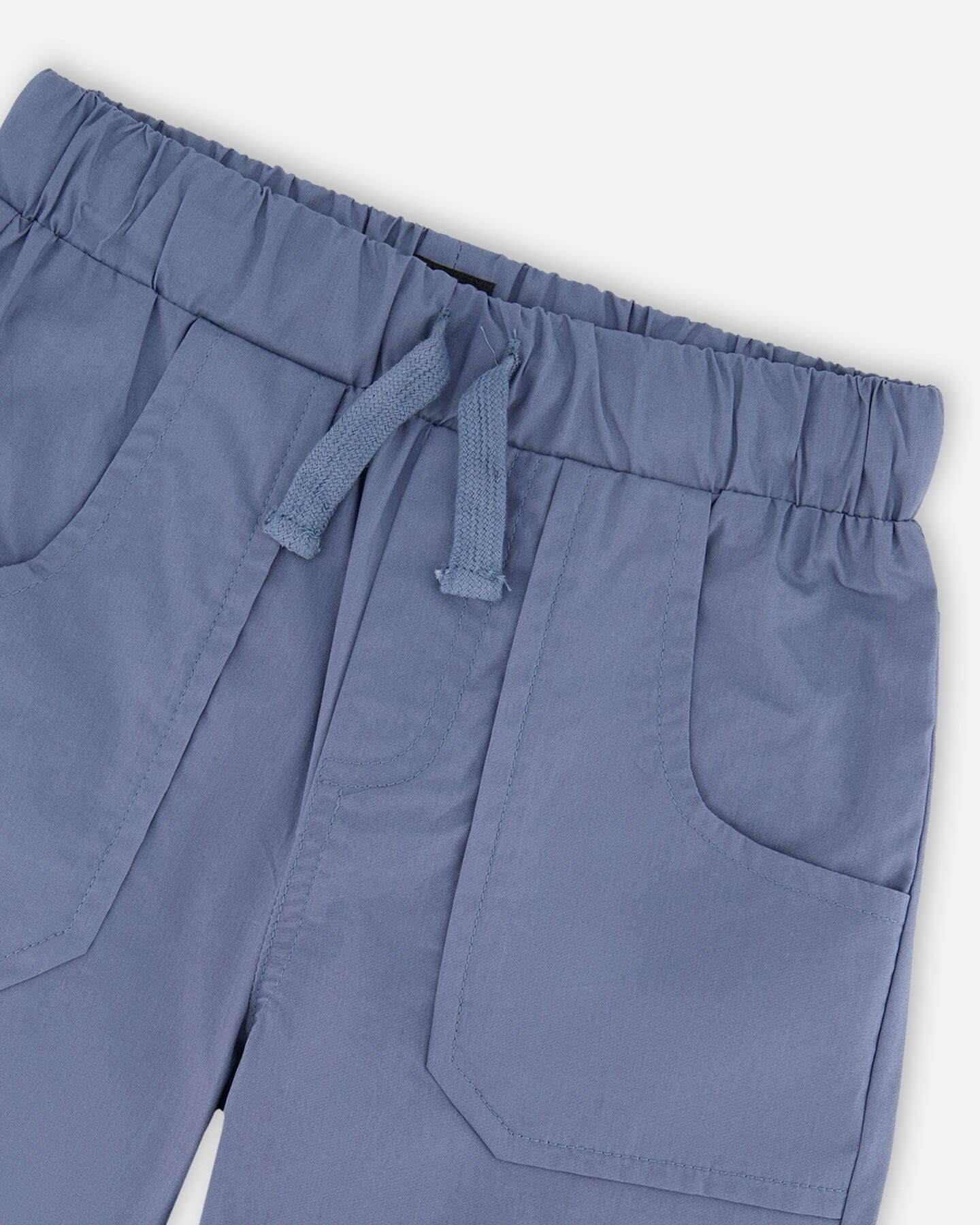Parachute Jogger With Patch Pockets Blue Grey - Image 4