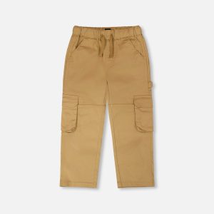 Stretch Twill Carpenter Pants Beige