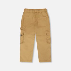 Stretch Twill Carpenter Pants Beige - Image 4