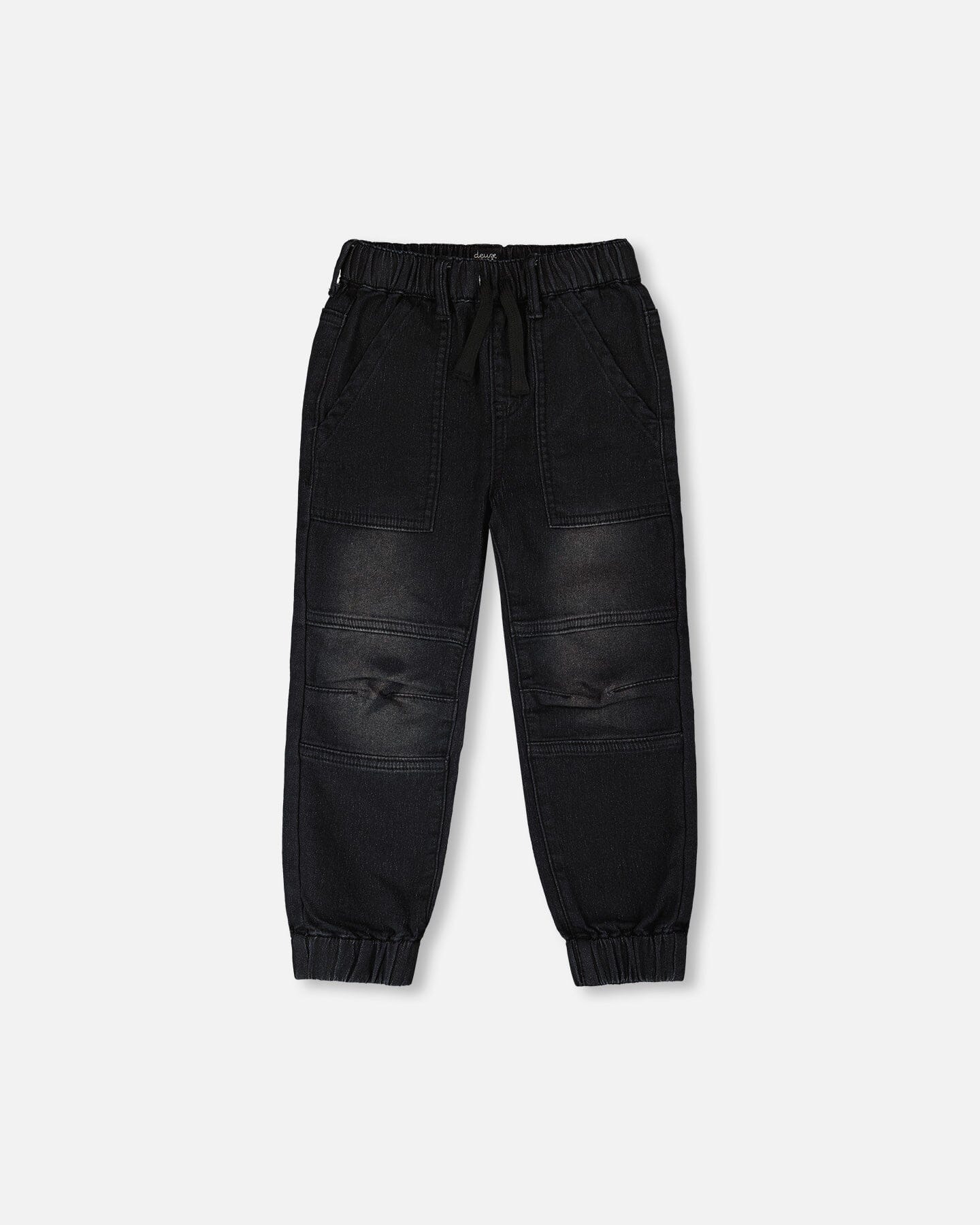 Stretch French Terry Denim Jogger Grey - Image 15