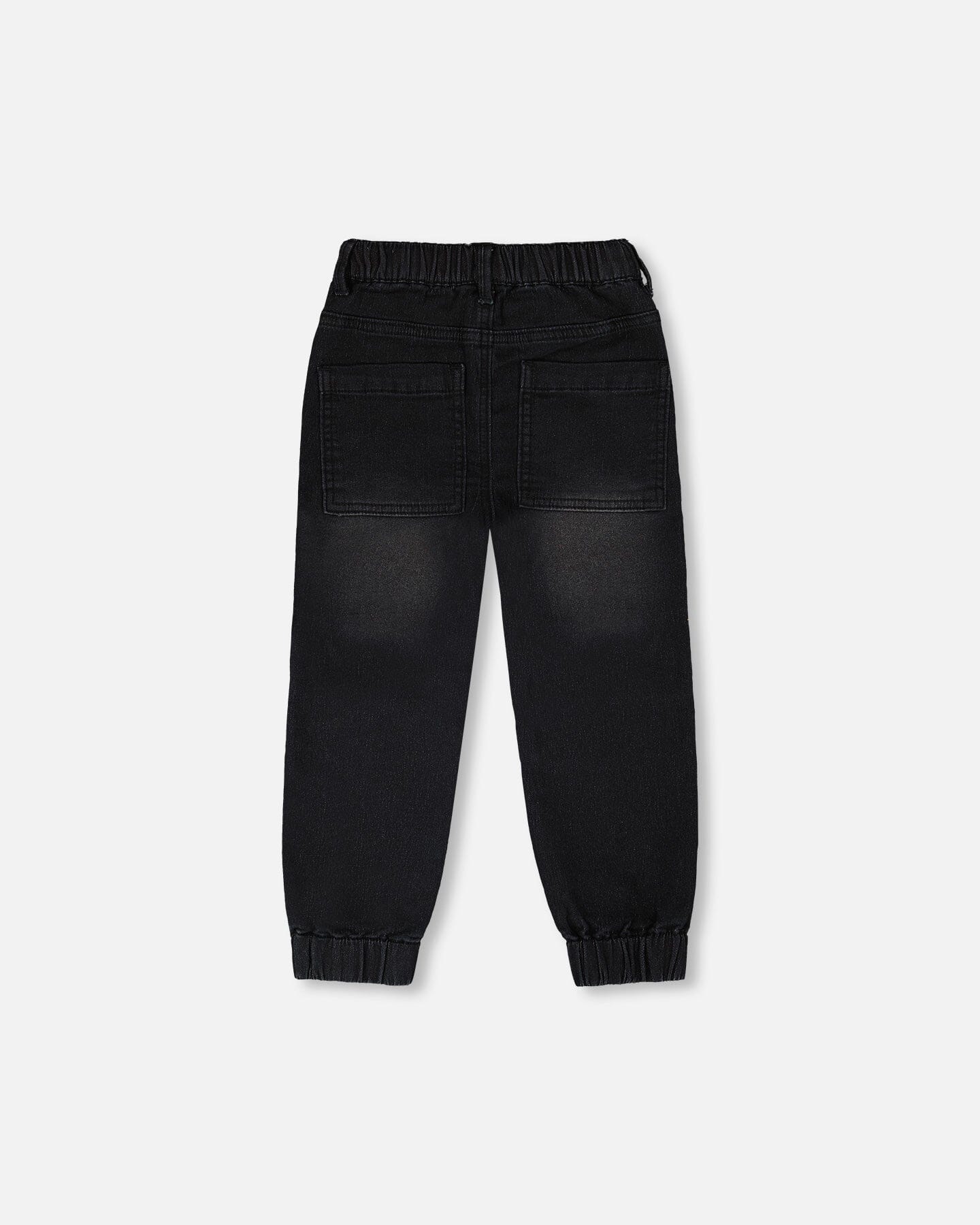 Stretch French Terry Denim Jogger Grey - Image 3