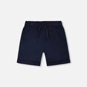 Stretch Twill Shorts Dark Blue