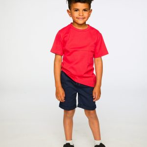 Alternative view of Stretch Twill Shorts Dark Blue