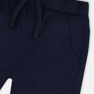 Stretch Twill Shorts Dark Blue - Image 4