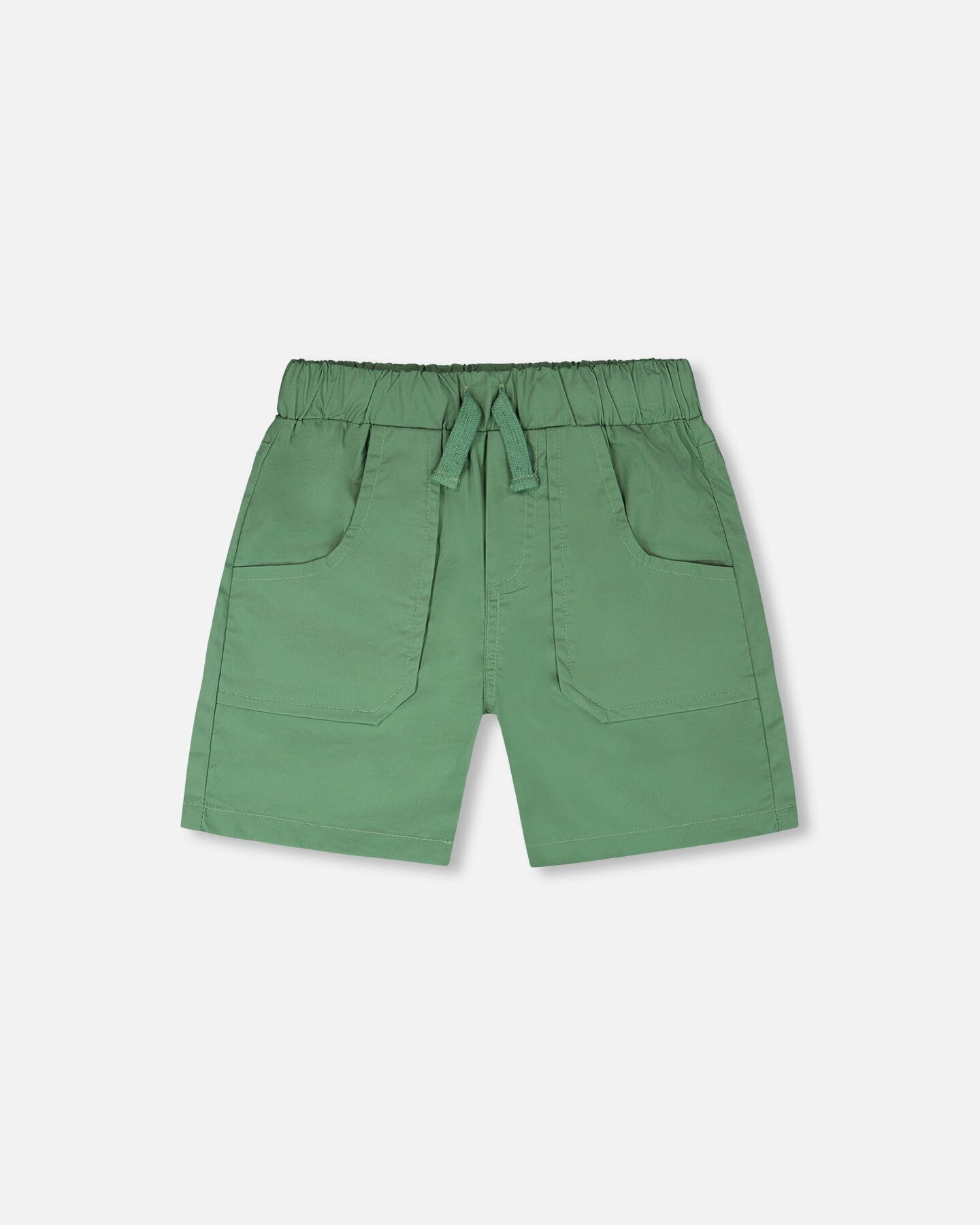 Parachute Shorts With Patch Pockets Green - Image 6