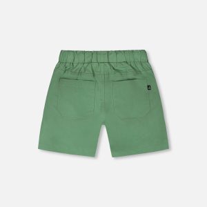 Parachute Shorts With Patch Pockets Green - Image 3