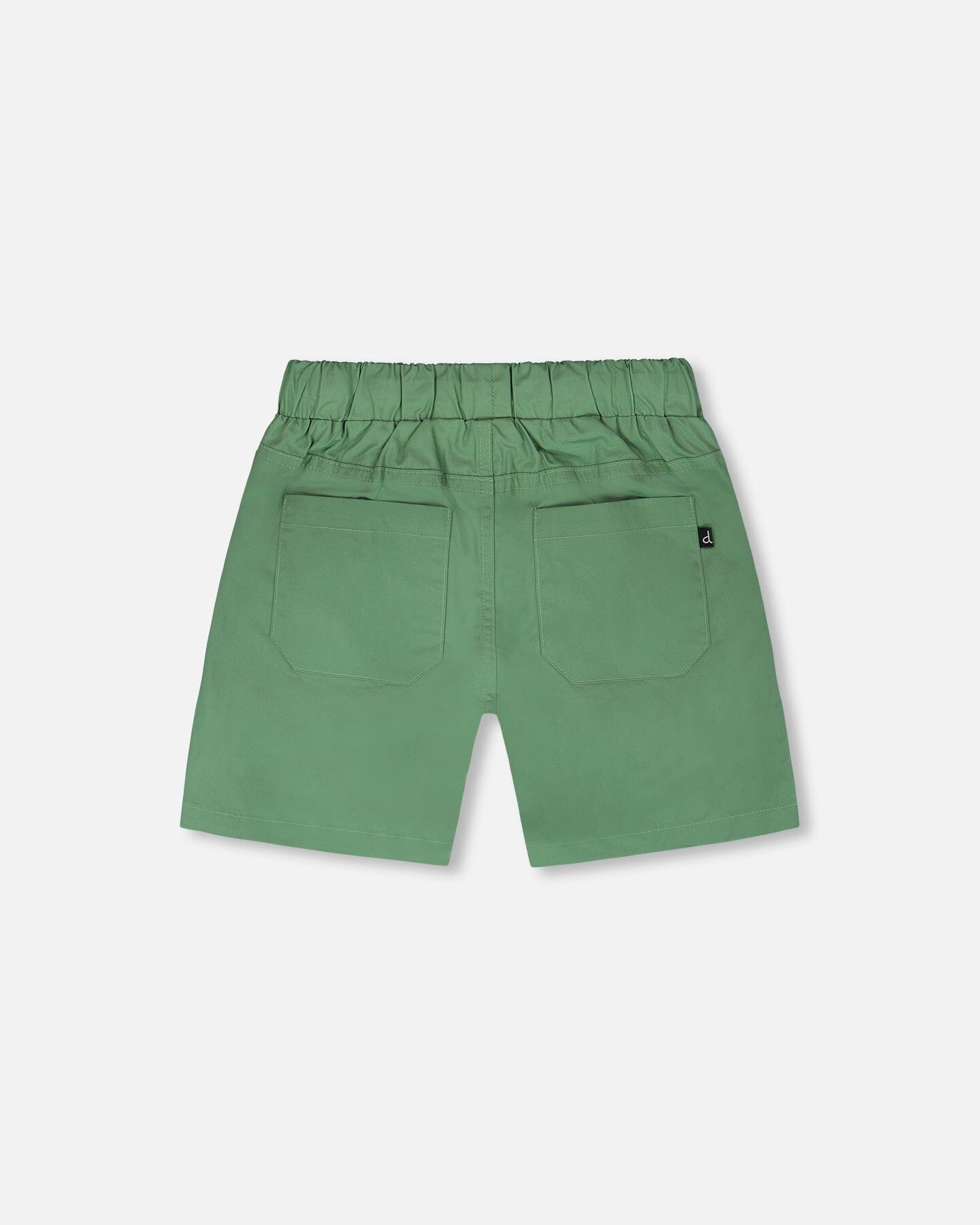 Parachute Shorts With Patch Pockets Green - Image 3