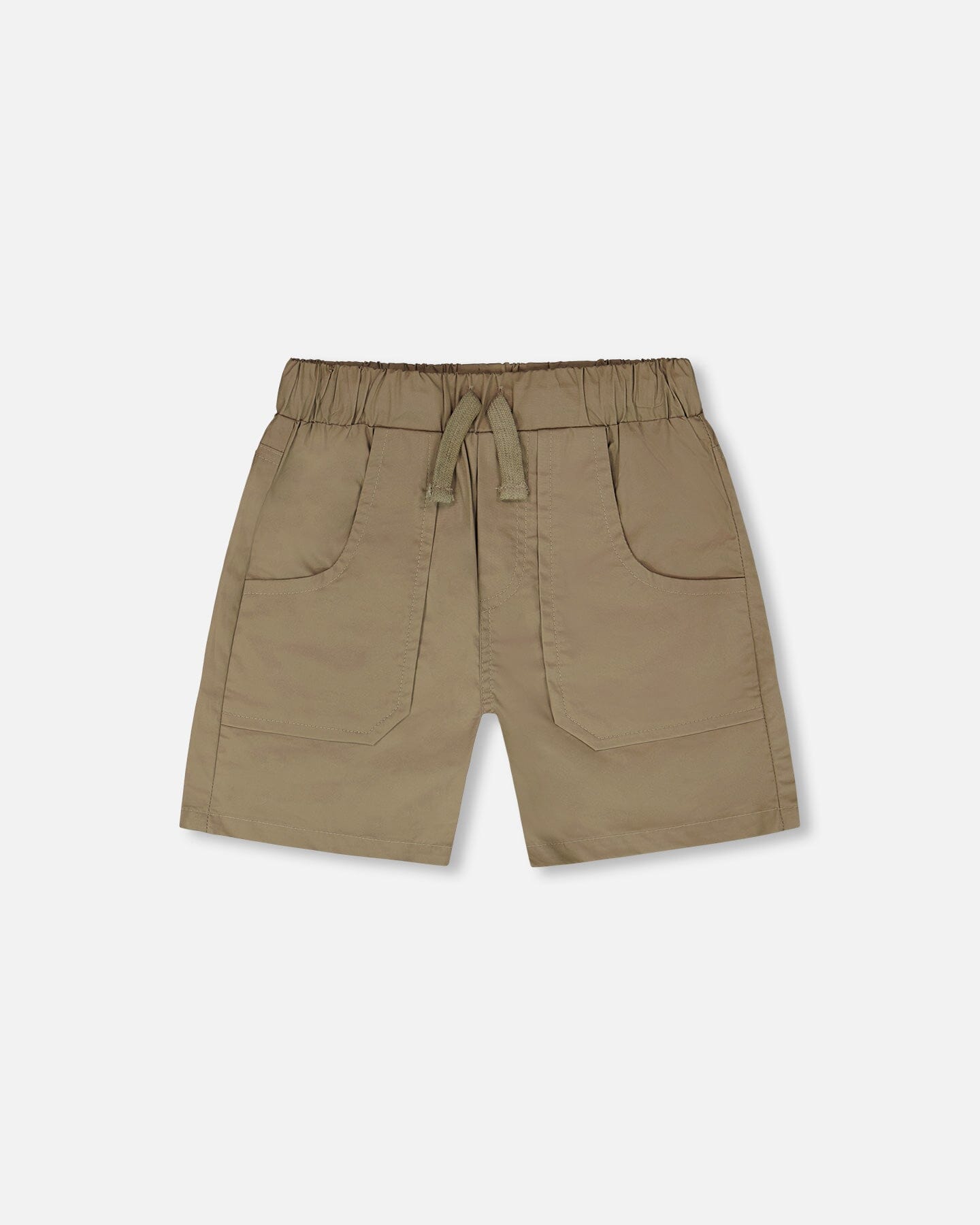 Parachute Shorts With Patch Pockets Beige - Image 11