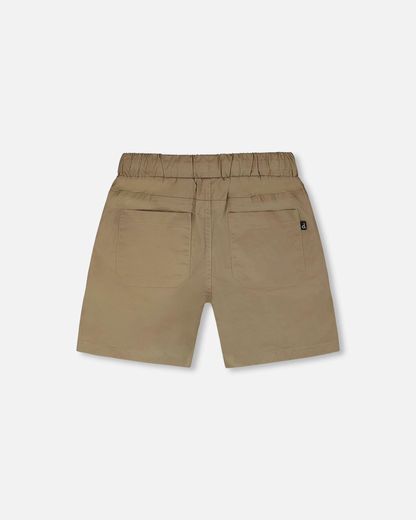 Parachute Shorts With Patch Pockets Beige - Image 4